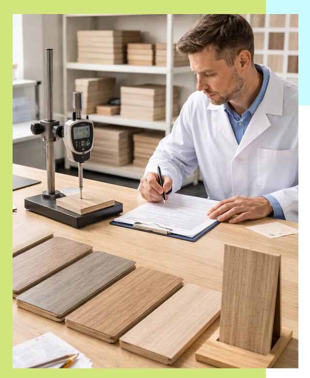 Сертификация ламината с испытаниями и оформлением документов в Богородицке
