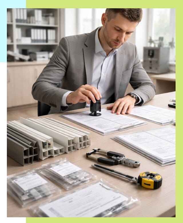 Сертификация ПВХ продукции в Богородицке от 9083 р., Алешин-Бгд