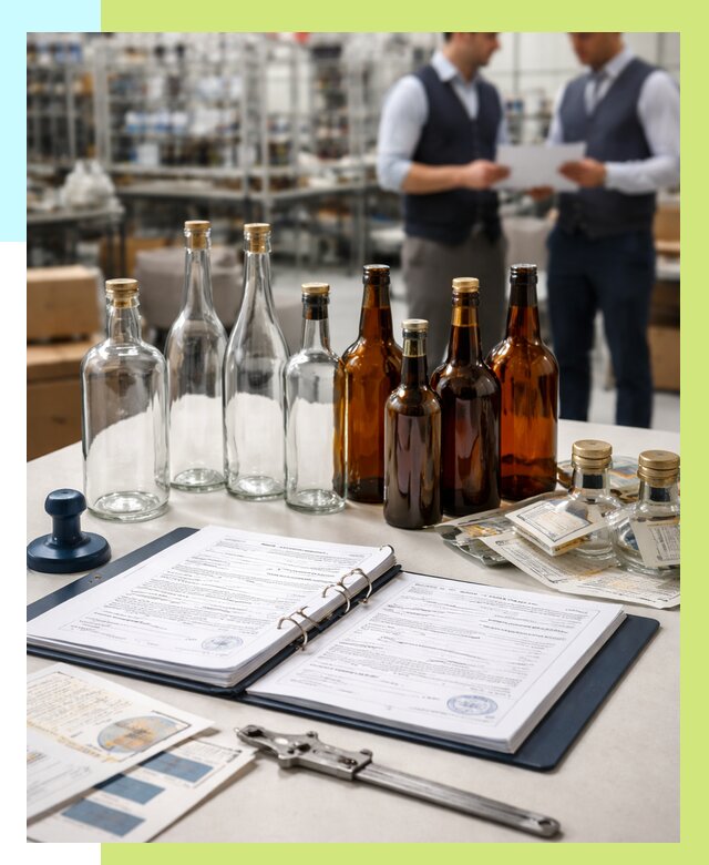 Сертификация стеклянных бутылок в Богородицке от 26715 р. | Алешин-Бгд