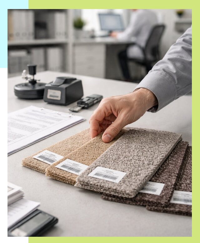 Сертификация ковролина в Богородицке от 16029 р., Алешин-Бгд