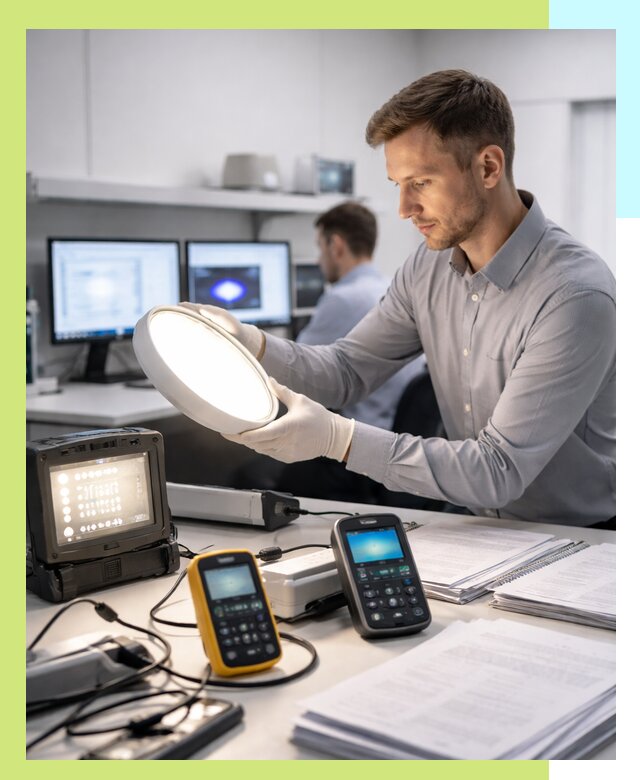 Сертификация светильников в Богородицке: испытания и оформление