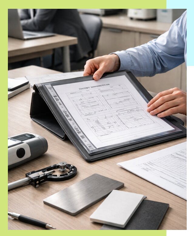 Оформление паспорта материала для продукции в Богородицке