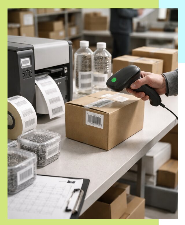 Штрихкодирование продукции и маркировка для продажи в Богородицке