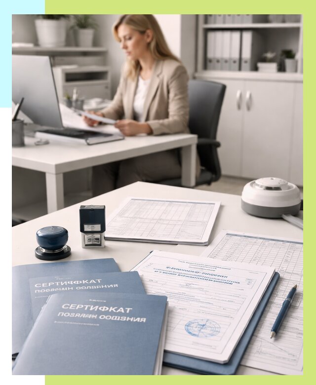 Сертификаты пожарной безопасности в Богородицке от 16029 р. | Алешин-Бгд