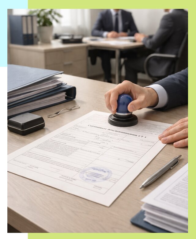 Сертификат происхождения СТ 1 в Богородицке от 4809 р. | Алешин-Бгд