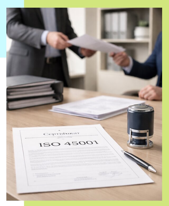 Сертификат ISO 45001 в Богородицке под ключ от 48087 р. | Алешин-Бгд