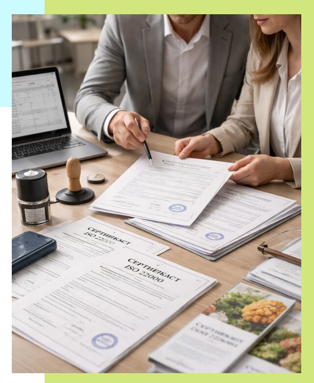 Сертификат ISO 22000 в Богородицке от 42744 р. под ключ | Алешин-Бгд